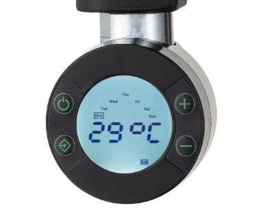 Kaitinimo elementas (tenas) Ecoradco Sigma su ekranėliu, su laidu į rozetę, juodas 200 W