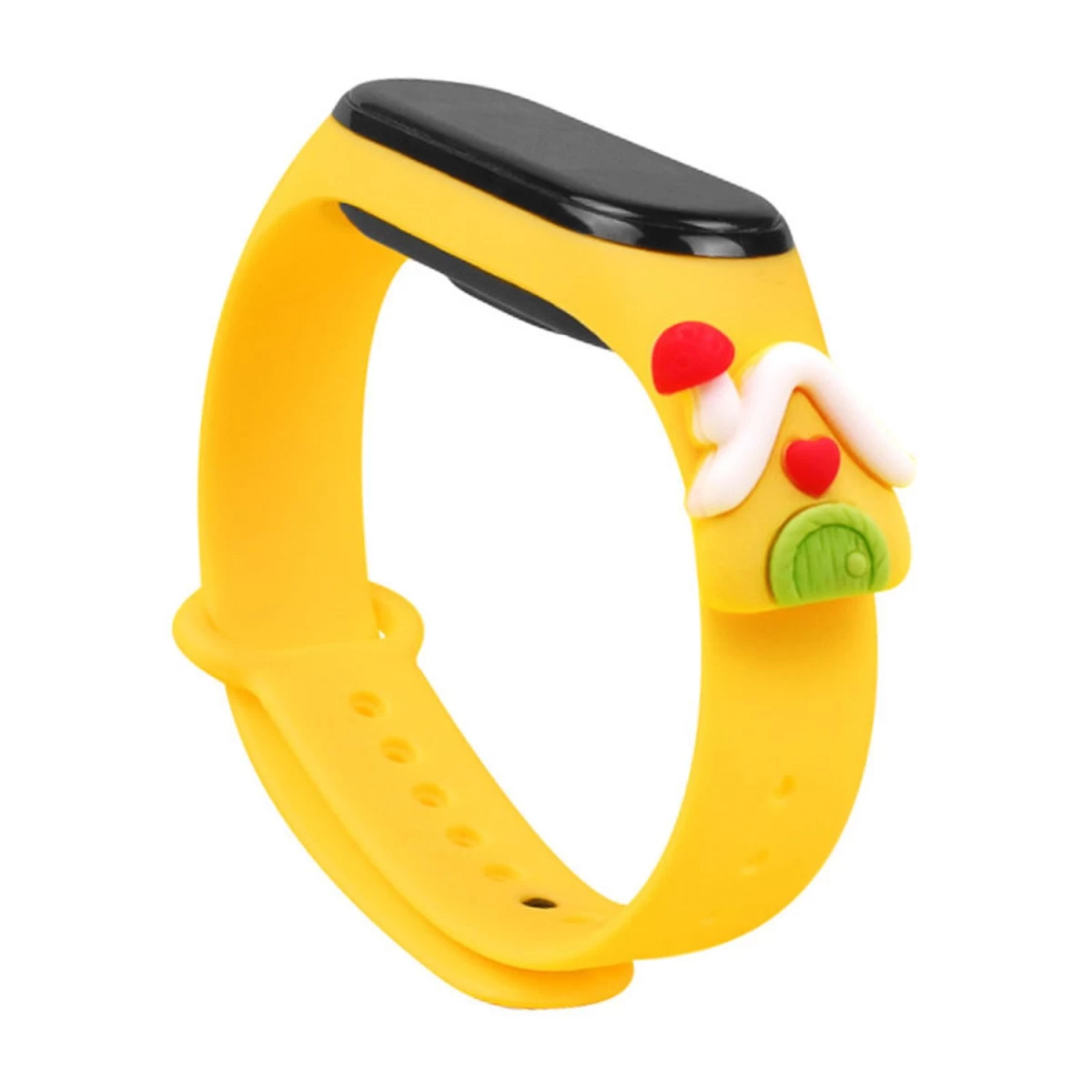 Kalėdinis Dirželis Xiaomi Mi Band 6 / Mi Band 5 Kalėdinė Silikoninė Apyrankė Geltonos Spalvos (namas) Kalėdinis Dirželis Xiaomi Mi Band 6 / Mi Band 5 Kalėdinė Silikoninė Apyrankė Geltonos Spalvos (namas)
