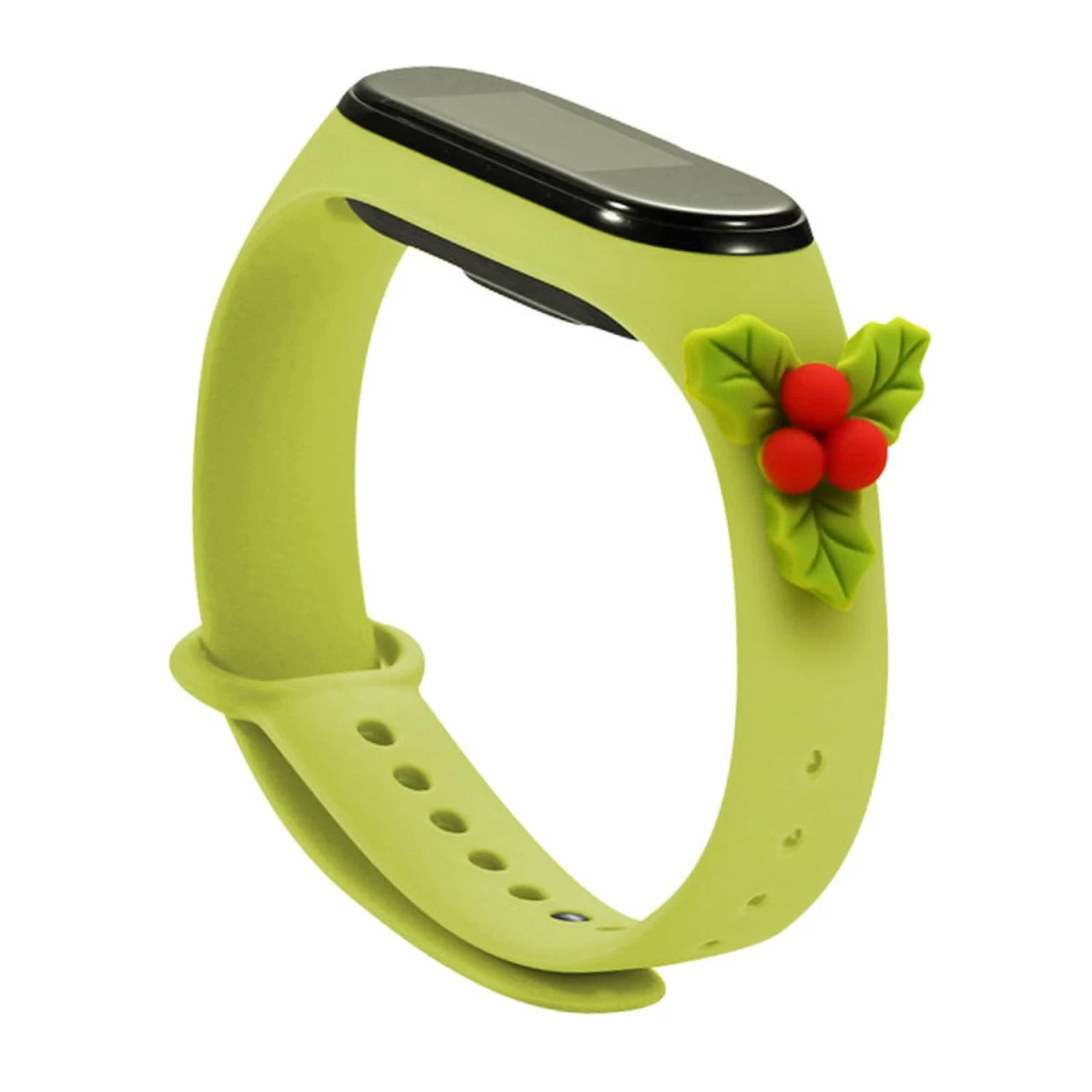 Kalėdinis Dirželis Xiaomi Mi Band 6 / Mi Band 5 Kalėdinė Silikoninė Apyrankė Su žaliu Dirželiu (emblema) Kalėdinis Dirželis Xiaomi Mi Band 6 / Mi Band 5 Kalėdinė Silikoninė Apyrankė Su žaliu Dirželiu (emblema)
