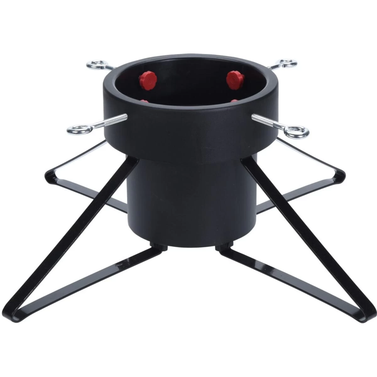 Kalėdų Eglutės Stovas Metalinis 4 Kojų Juodas