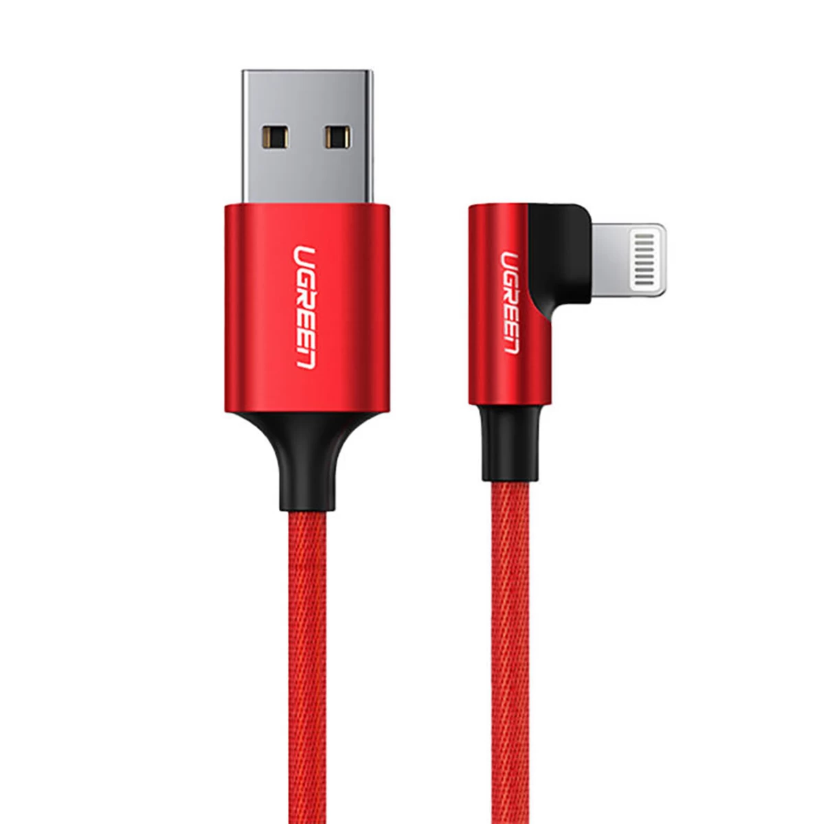 Kampinis iphone Lightning - Usb-a Mfi 2.4a 1 M Kabelis - Raudonas