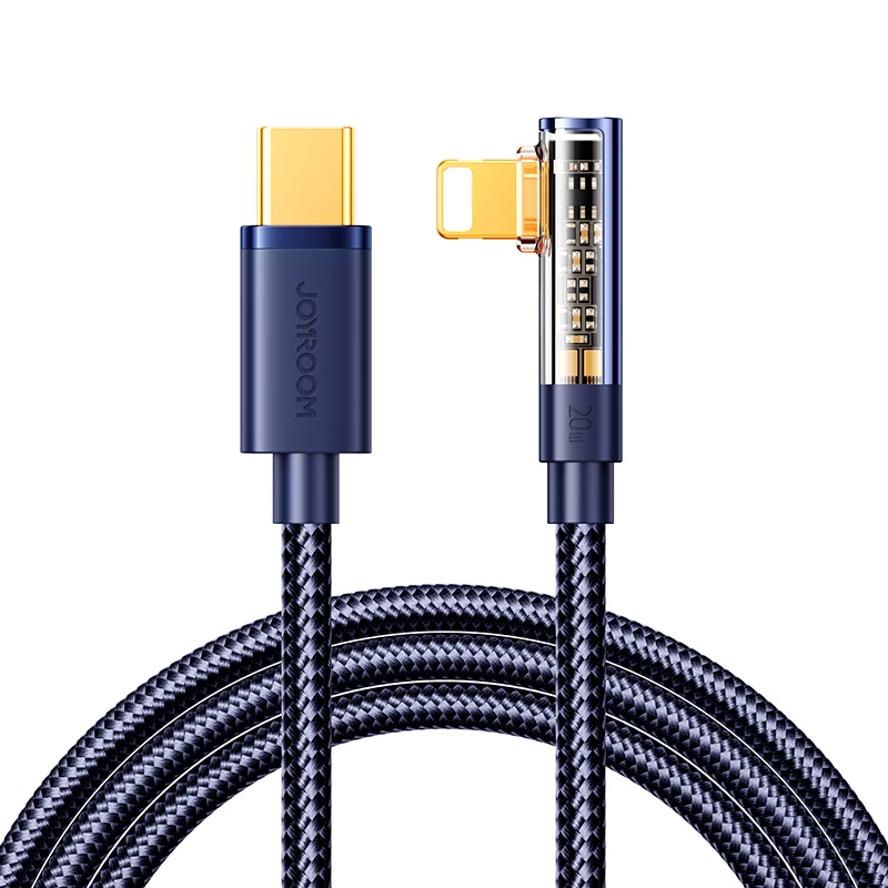 Kampinis iphone Usb-c - lightning Kabelis 20w 480 Mbps 1,2 M Mėlynas
