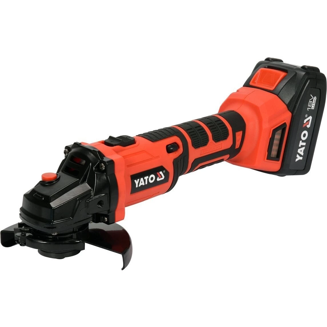 Kampinis šlifuoklis YATO YT-82829 | brushless | Li-ion | 18V | 3AH | 125MM