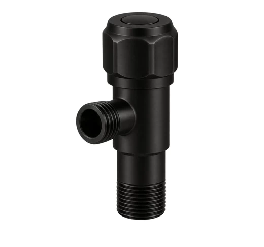 Kampinis ventilis Balneo 1/2 x 3/8 juodas, modelis 2, 5906792484002