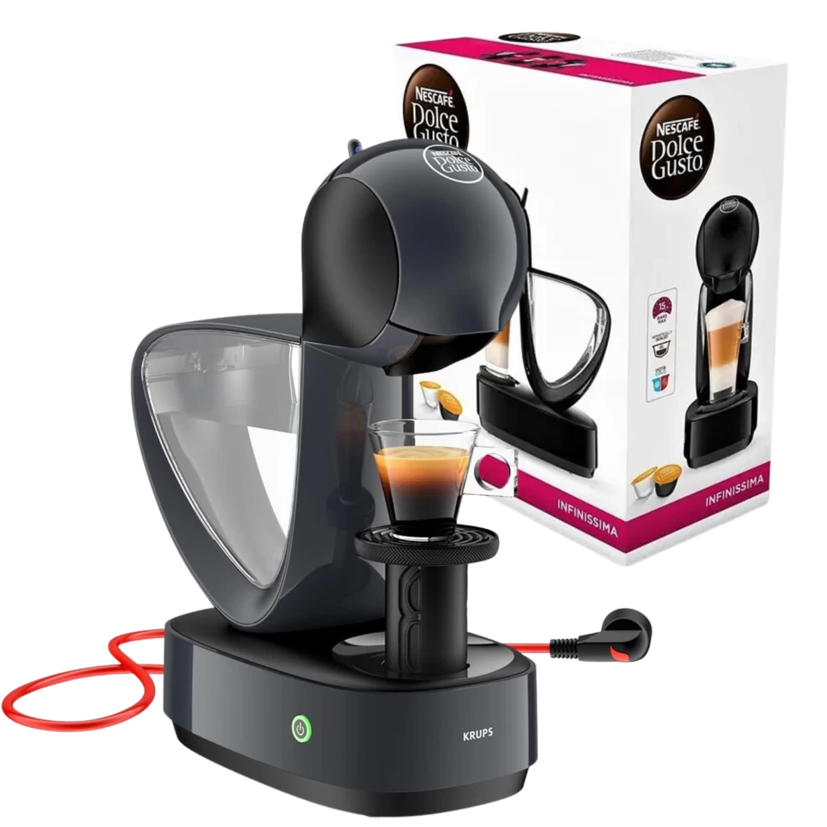 Kapsulinis Kavos Aparatas Krups Nescafe Dolce Gusto Infinissima KP173B10