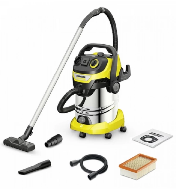 Karcher Dulkių Siurblys Be Maišelio Wd 6 P S V-30/6/22/t Eu Iii 1.628-361.0 (1300w / Geltonai Juodas ) Karcher Dulkių Siurblys Be Maišelio Wd 6 P S V-30/6/22/t Eu Iii 1.628-361.0 (1300w / Geltonai Juodas )