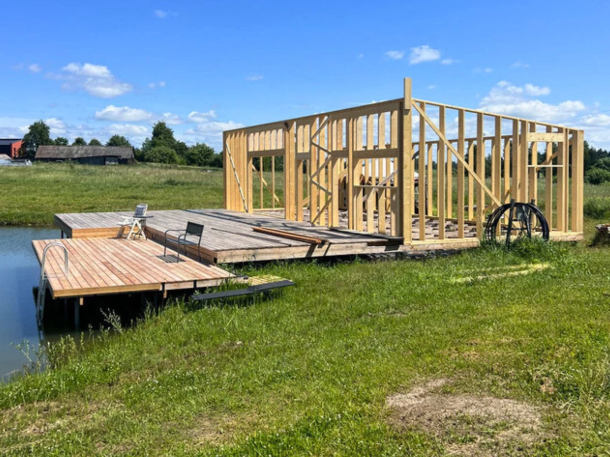 Karkasiniai vasarnamiai, sodybos ir pirtys Lietuvoje