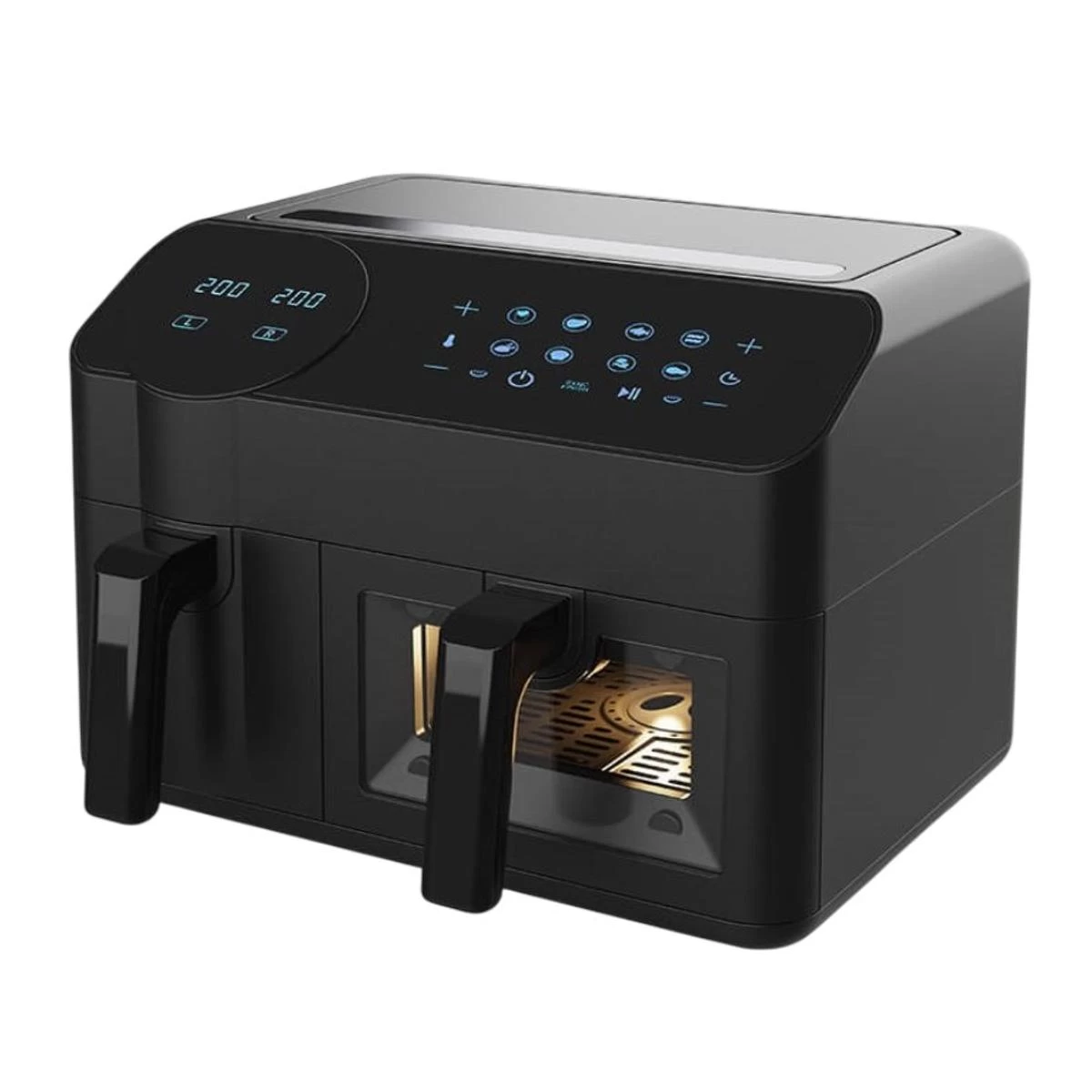 Karšto Oro Gruzdintuvė Maestro MR-760 Double deep fat fryer 3.5L+6L Juodas