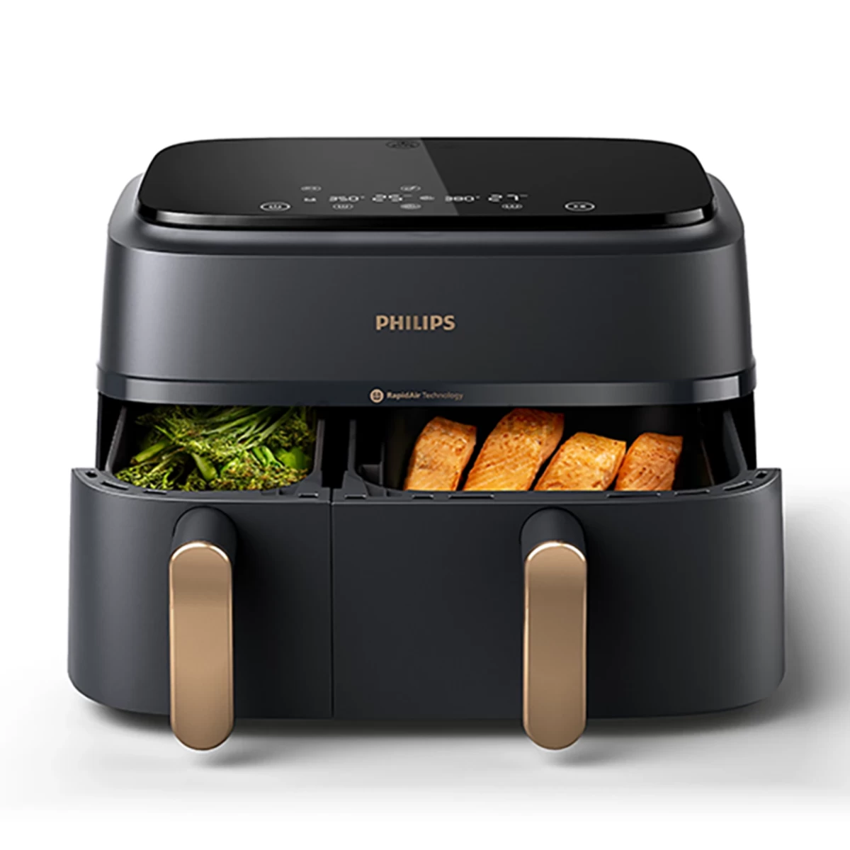 Karšto Oro Gruzdintuvė Philips 3000 Series Dual Basket NA352/00