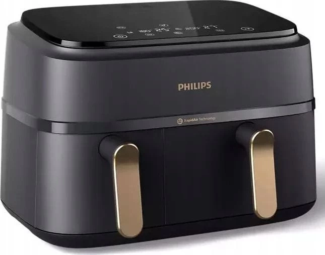 Karšto oro gruzdintuvė Philips 3000 serija NA 352/00, juoda, 2750 W, 9 l