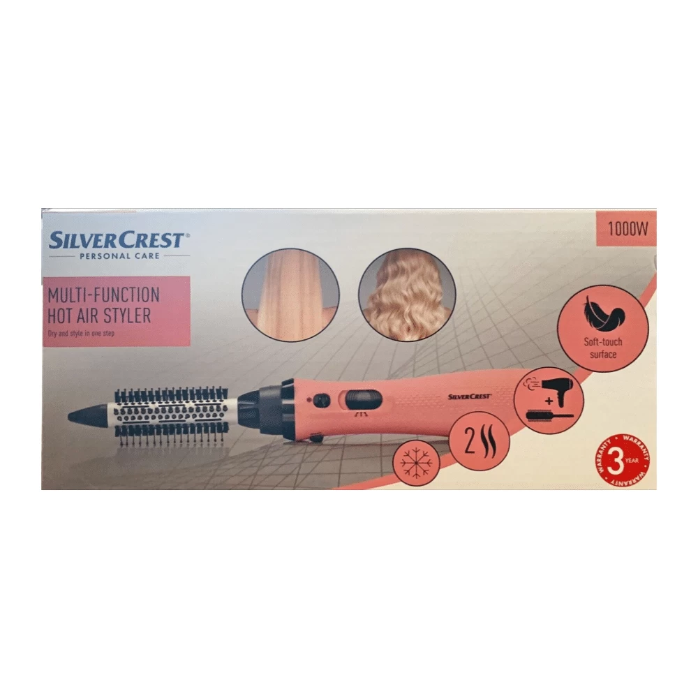 karšto oro plaukų suktukas SilverCrest 373669, rožinė (Ekspozicinė prekė)