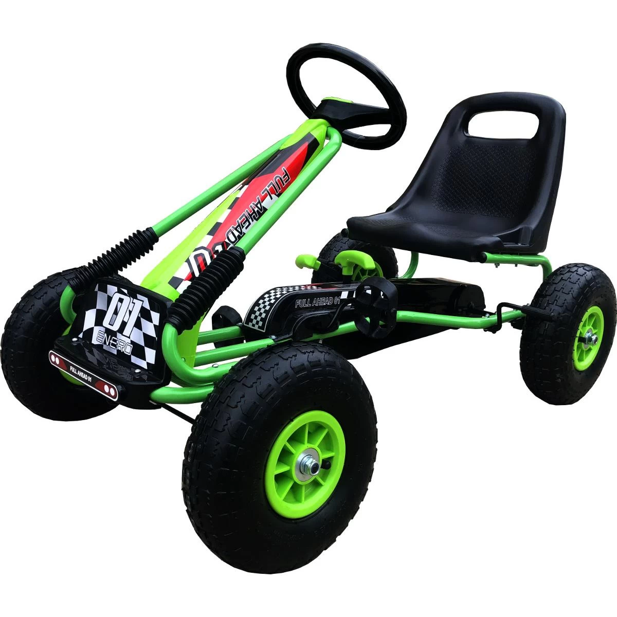 Kartingo Pedalų Automobilis Enero 01 žalias