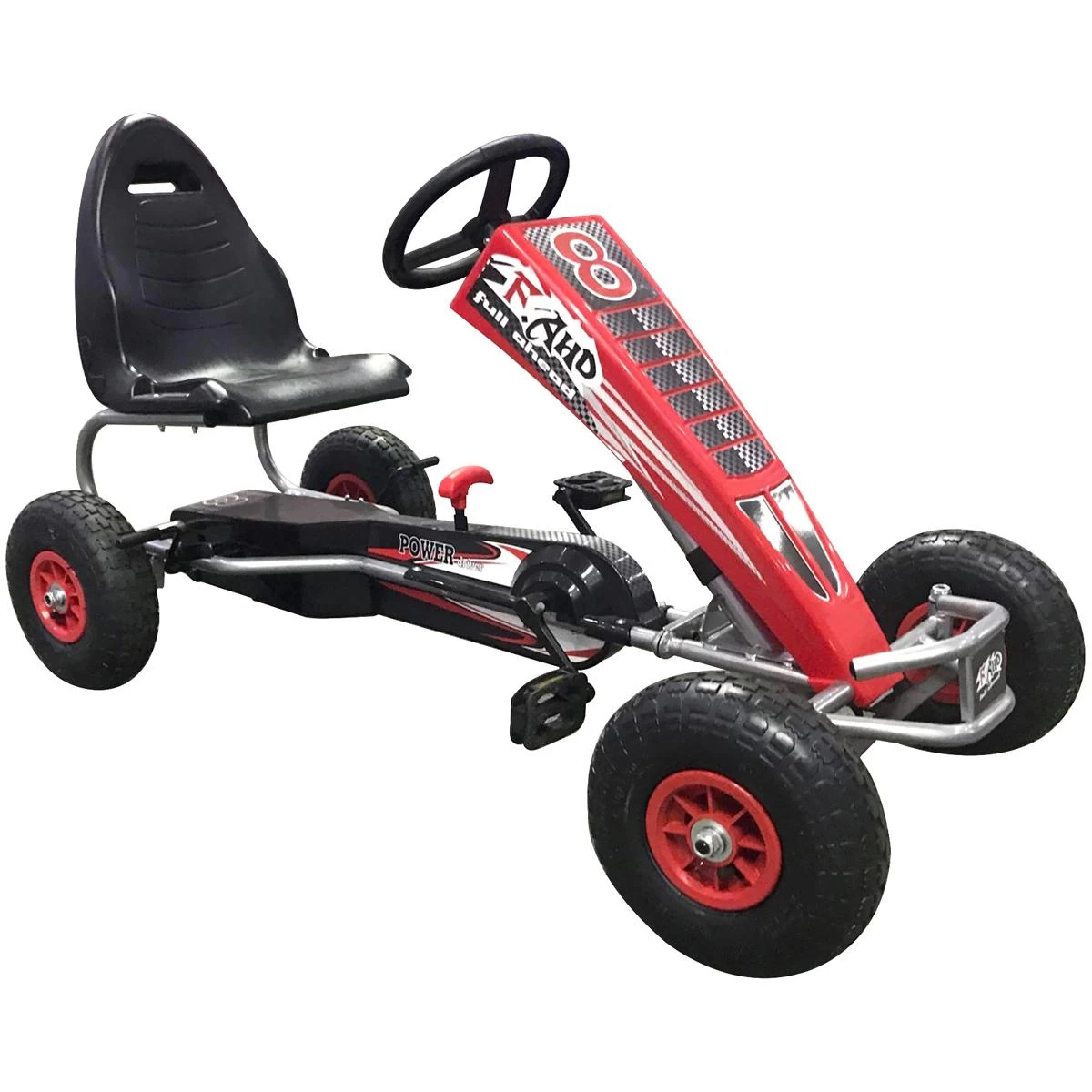 Kartingo Pedalų Automobilis Enero 14 Red