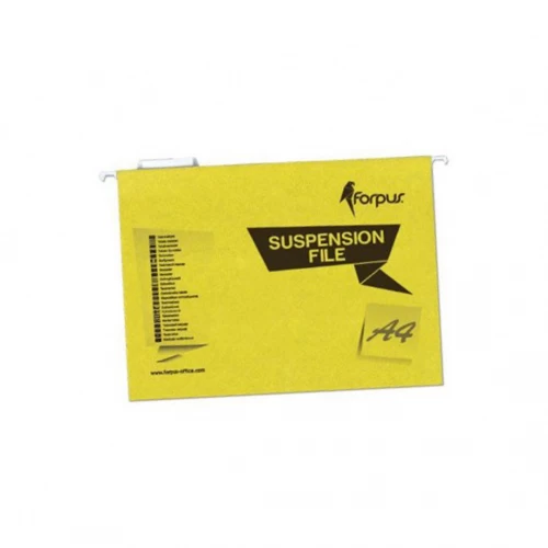 Kartotekinis vokas Forpus, A4, geltonas