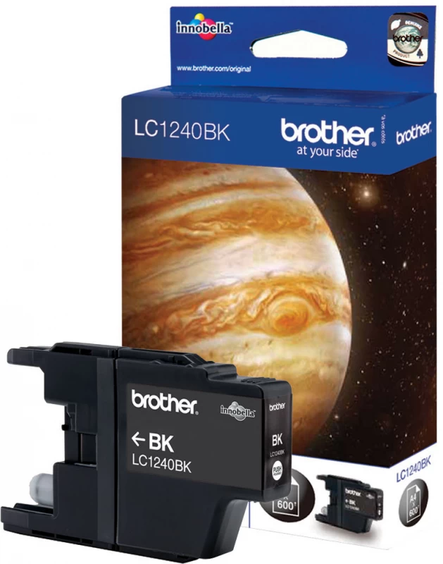 Kasetė Brother Lc-1240bk Juoda Lc1240bk