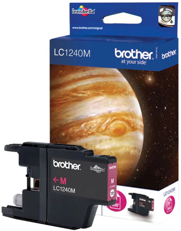 Kasetė Brother Lc-1240m Magenta Lc1240m