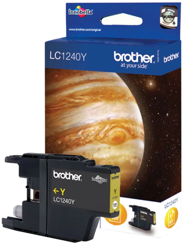 Kasetė Brother Lc-1240y Yellow