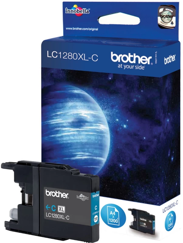 Kasetė Brother Lc1280xl-c Cyan Lc1280xlc