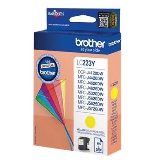 Kasetė Brother Lc223y Geltona