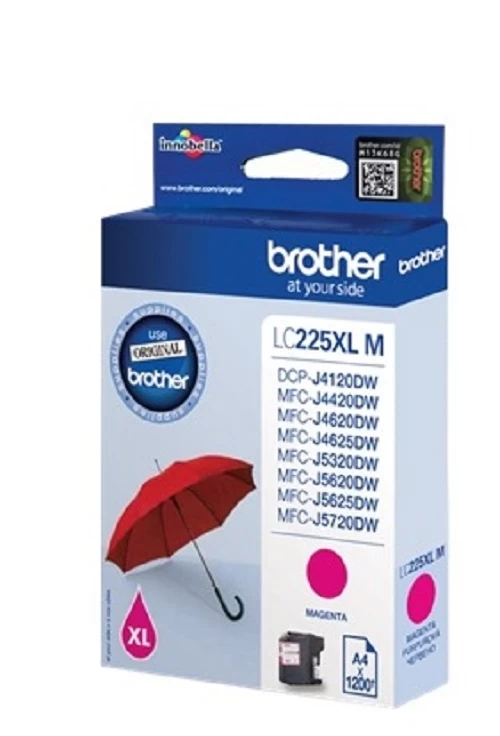 Kasetė Brother Lc225xlm Raudona