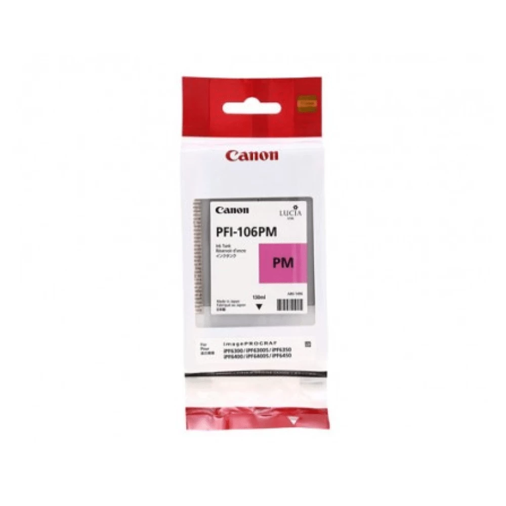Kasetė Rašaliniam Spausdintuvui Canon PFI-106 PM, rožinė (Ekspozicinė prekė)