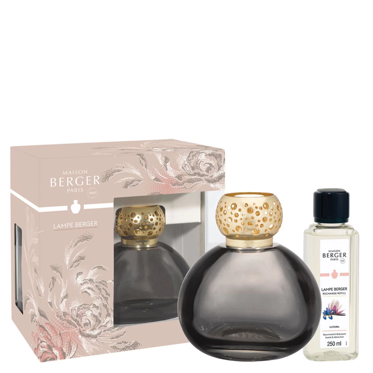 Katalinės lempos rinkinys Maison Berger OPHELIA Noire, 4891
