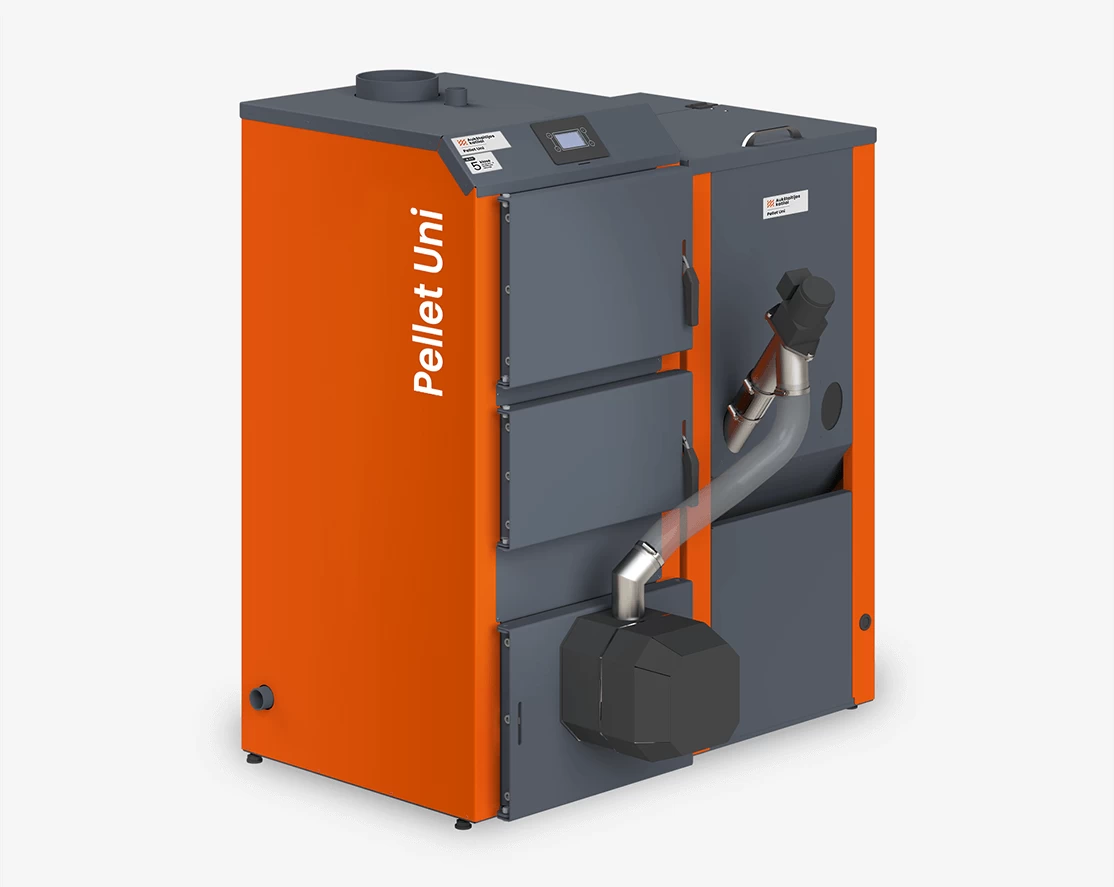 Katilas Pellet Uni 12, bunkeris 260 L, K12/D16/T260