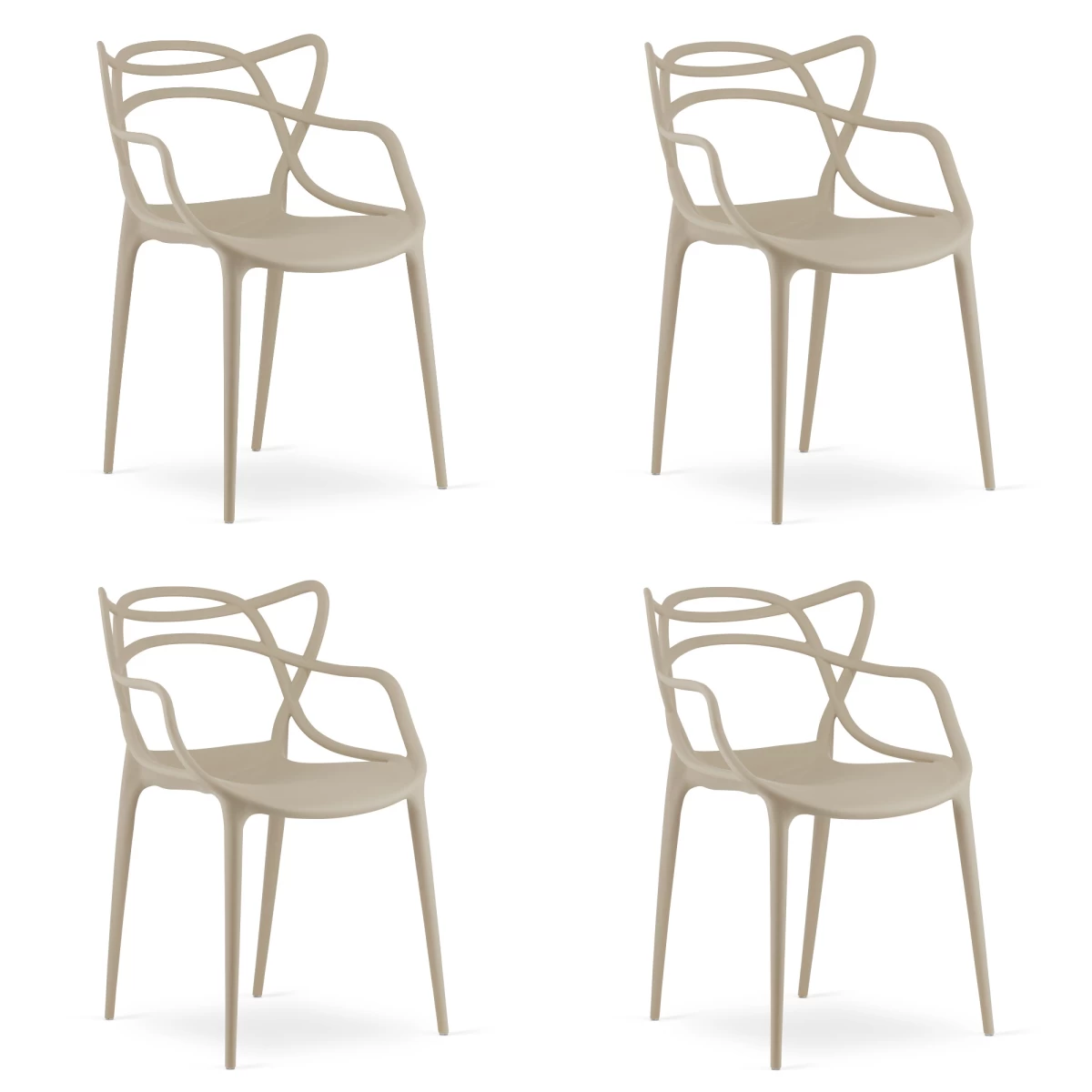 kato Kėdė - Smėlio Spalvos X 4