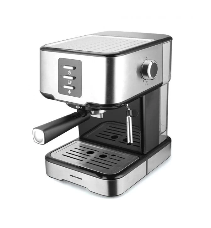 Kavos aparatas 850W, 1,5L, 15bar HEM-850IXBK HEINNER