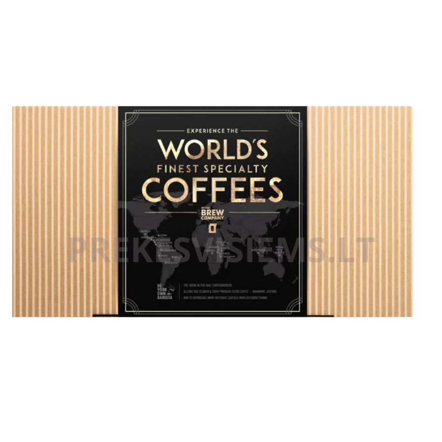 Kavos dovanų rinkinys Coffeebrewer World's Finest Specialty Coffees