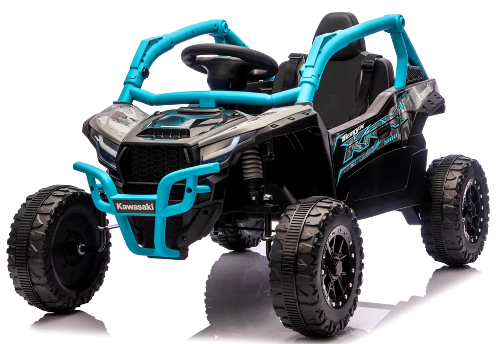 Kawasaki Teryx Blue Akumuliatoriaus Automobilis 4x4 Eva Leather Rc Ličio Jonų Akumuliatorius