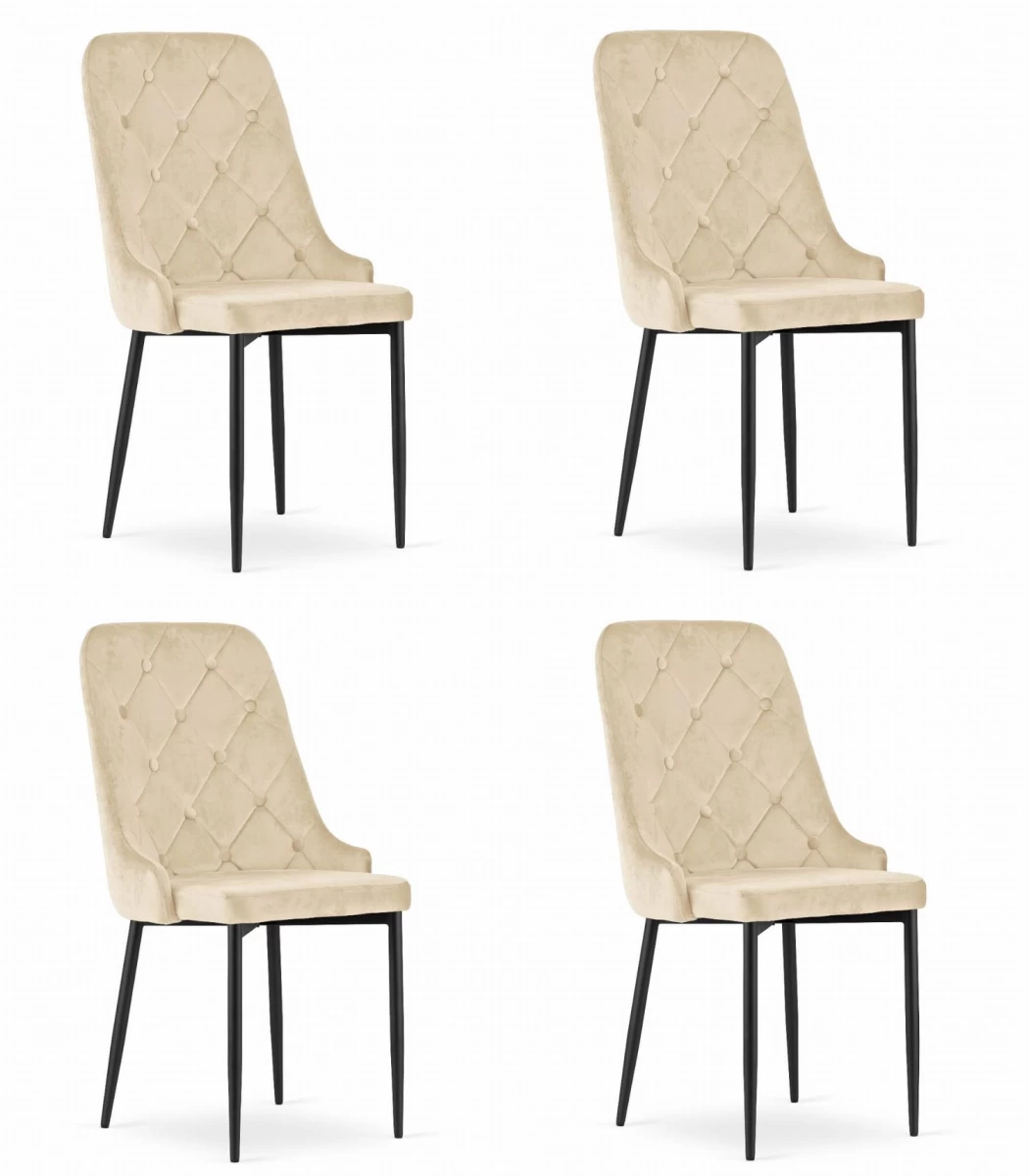 Kėdė Capri - Smėlio Spalvos X 4