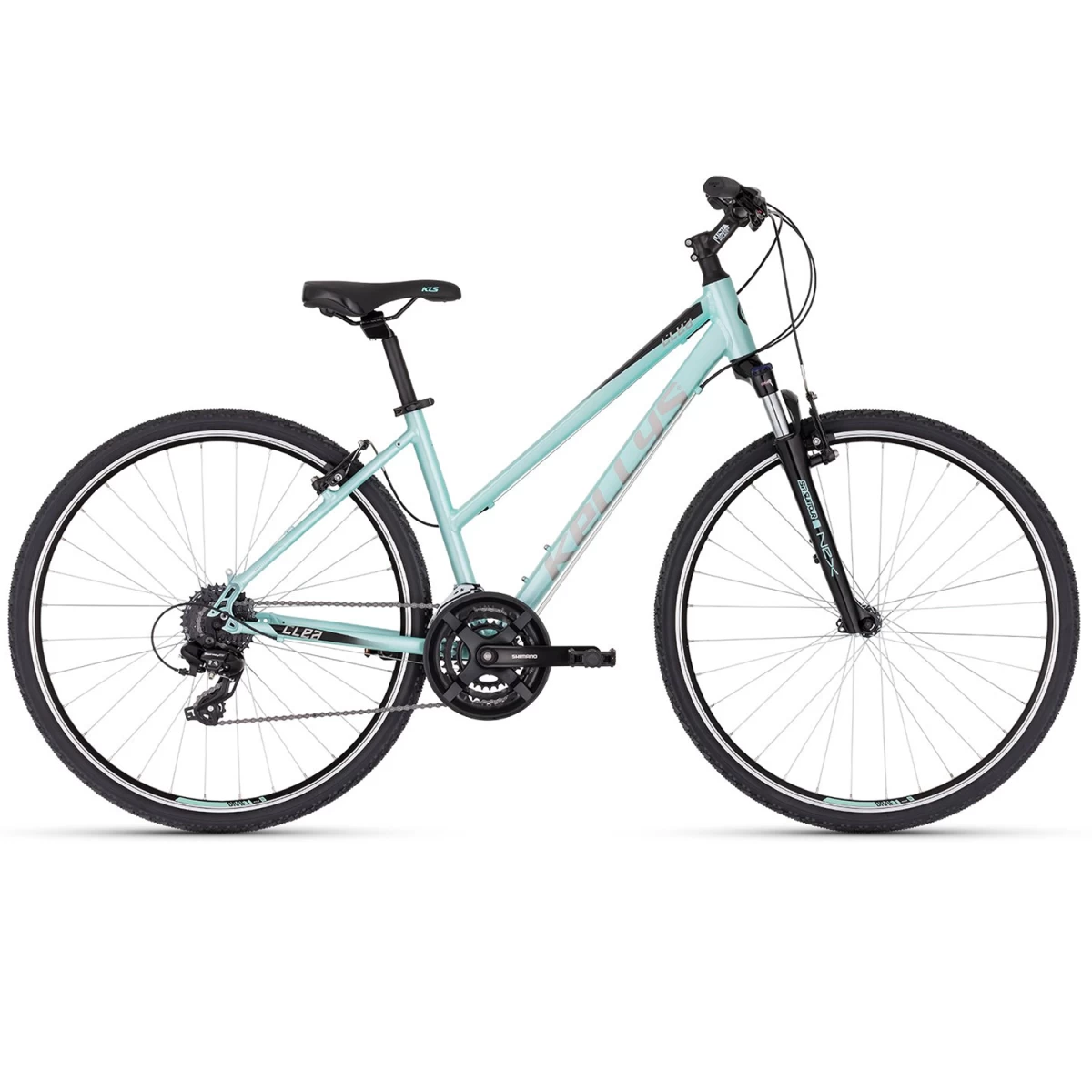 KELLYS Clea 30 28 // 24G, dydis 19 (48 cm) (mėtinė žalia)