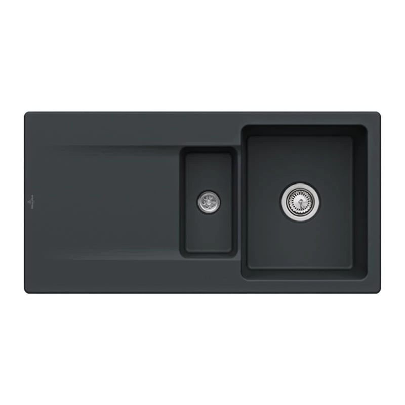 Keramikinė plautuvė Siluet 60 R 100x51, juoda 333701R7HL2