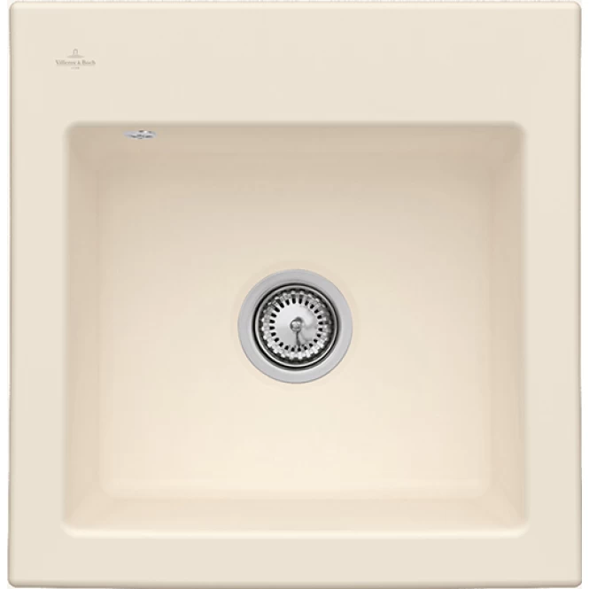 Keramikinė plautuvė Villeroy &amp; Boch Subway 50 S Flat Dramblio kaulo