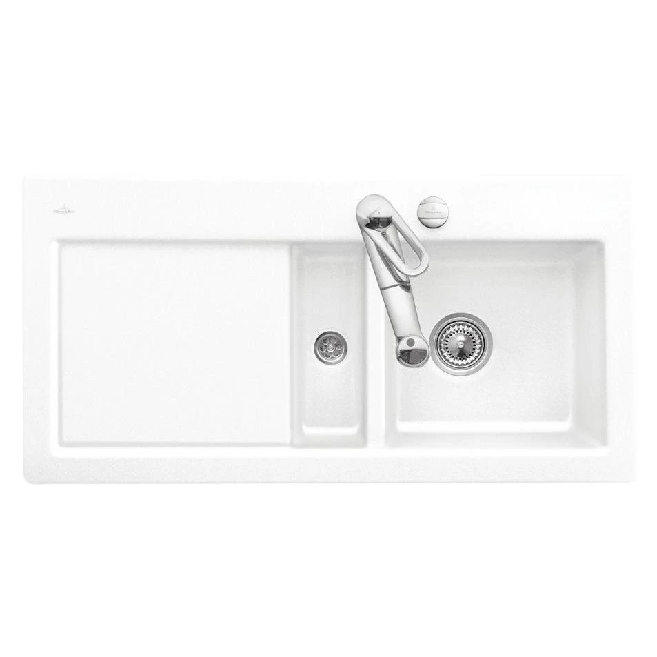 Keramikinė plautuvė Villeroy &amp; Boch Subway 60 Balta blizgi