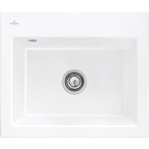 Keramikinė plautuvė Villeroy &amp; Boch Subway 60 S Balta blizgi