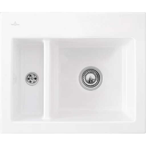 Keramikinė plautuvė Villeroy &amp; Boch Subway 60 XM Akmens balta