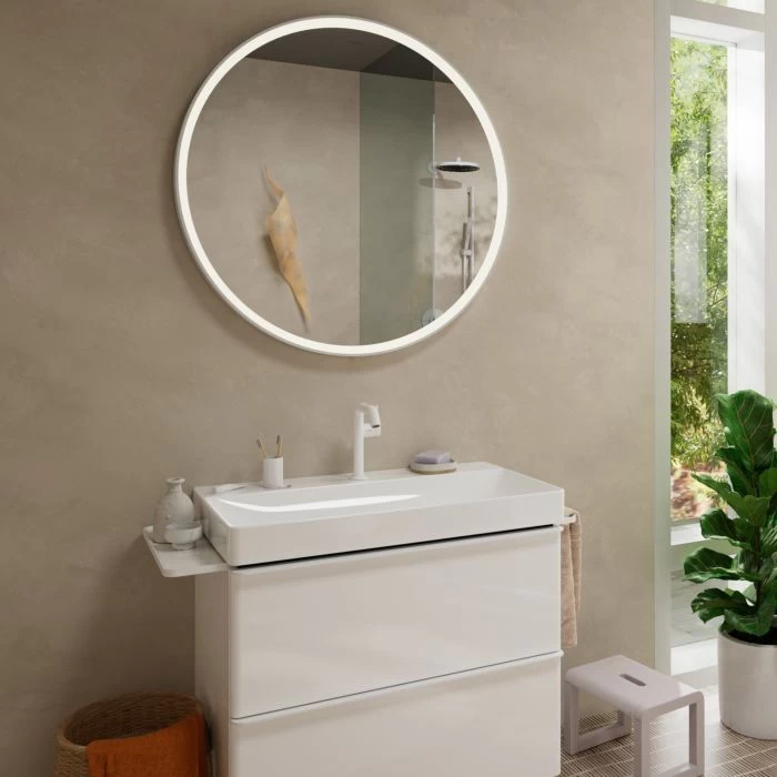 Keraminis praustuvas Hansgrohe Xelu Q 80x48 cm, balta blizgi, 61020450