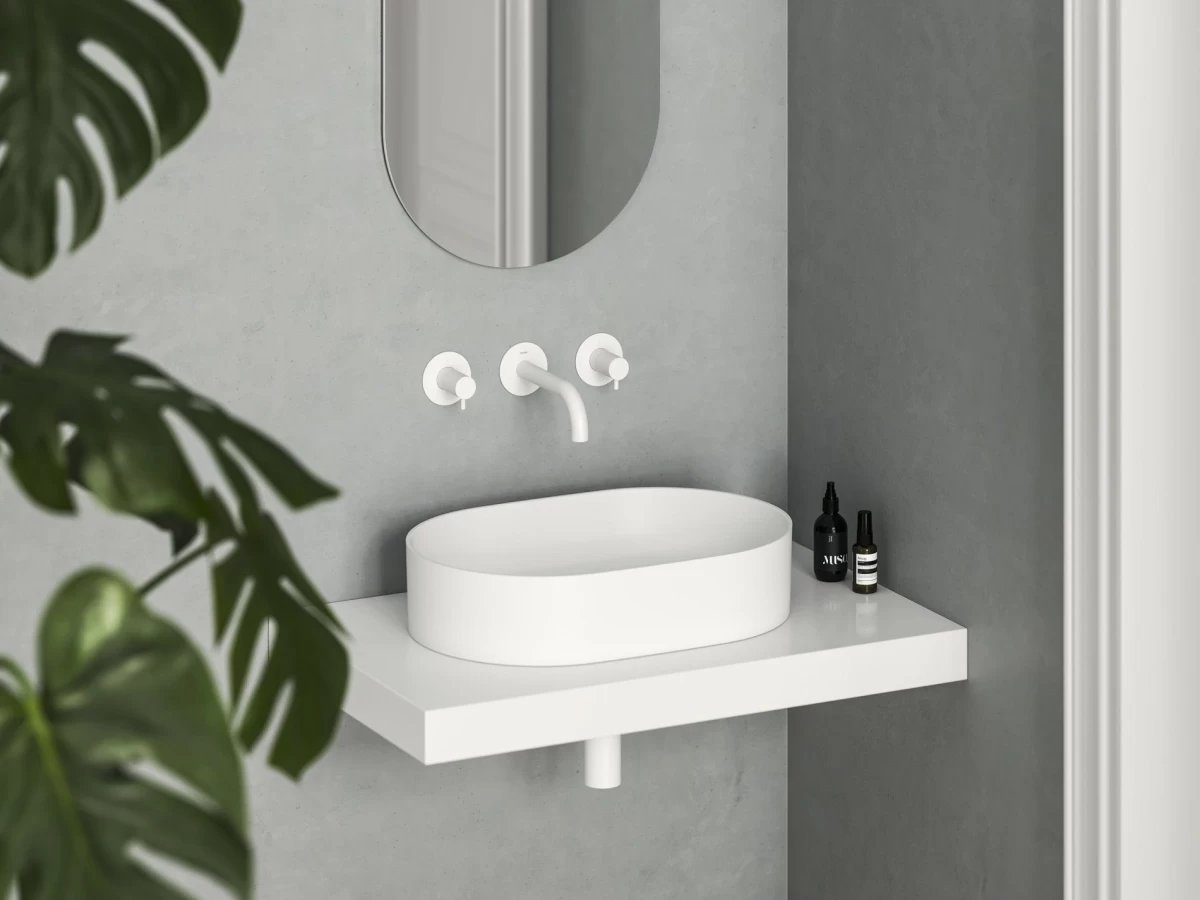 Keraminis praustuvas Ravak Ceramic Slim O 55, baltas matinis, XJX0E155000