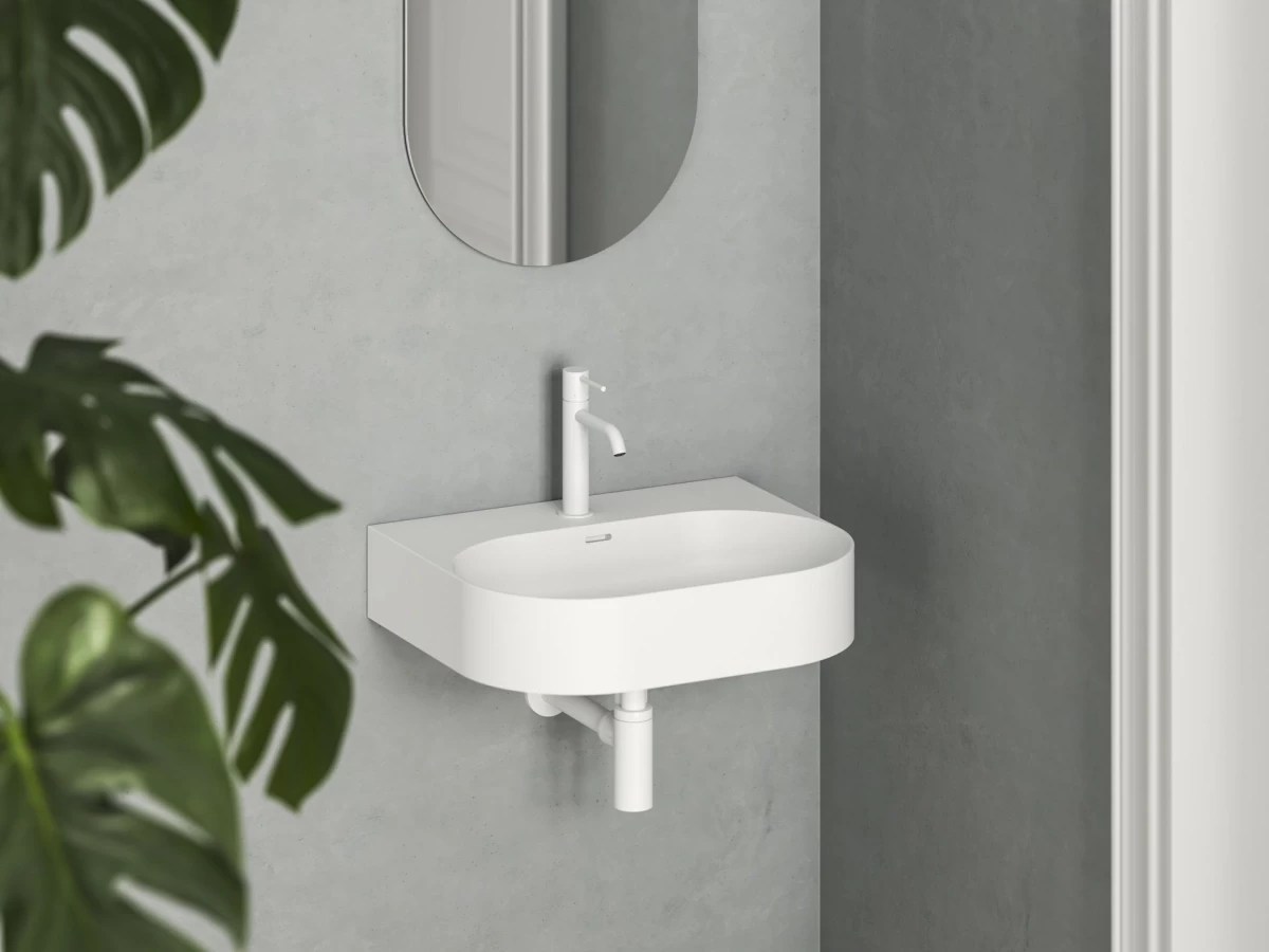 Keraminis praustuvas Ravak Ceramic Slim Wall O 55 N, baltas, XJX01155008