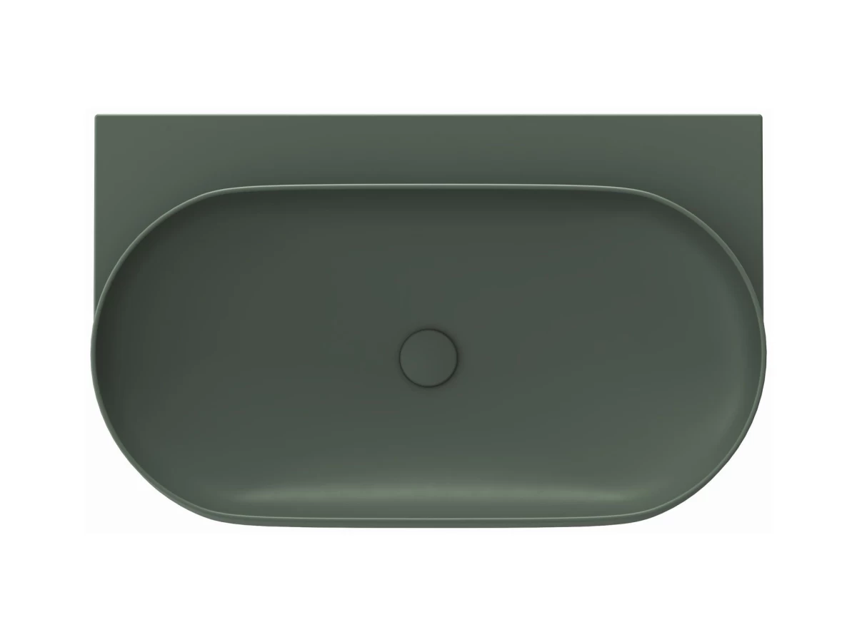 Keraminis praustuvas Ravak Yard 80, be angos maišytuvui, Grey Green, XJX08080000