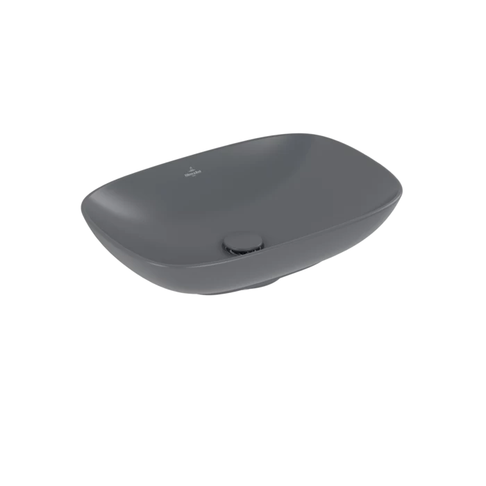 Keraminis praustuvas Villeroy &amp; Boch Loop &amp; Friends 56x38 cm, grafito 4A490I4