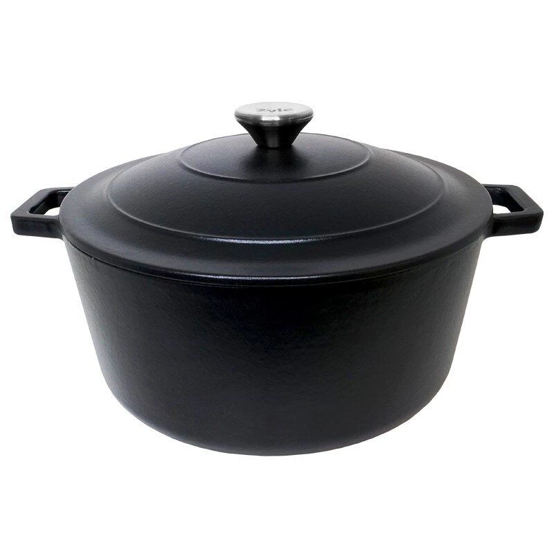 Ketaus kepimo indas Zyle ZY026BKI, apvalus, emaliuotas, 5,7L