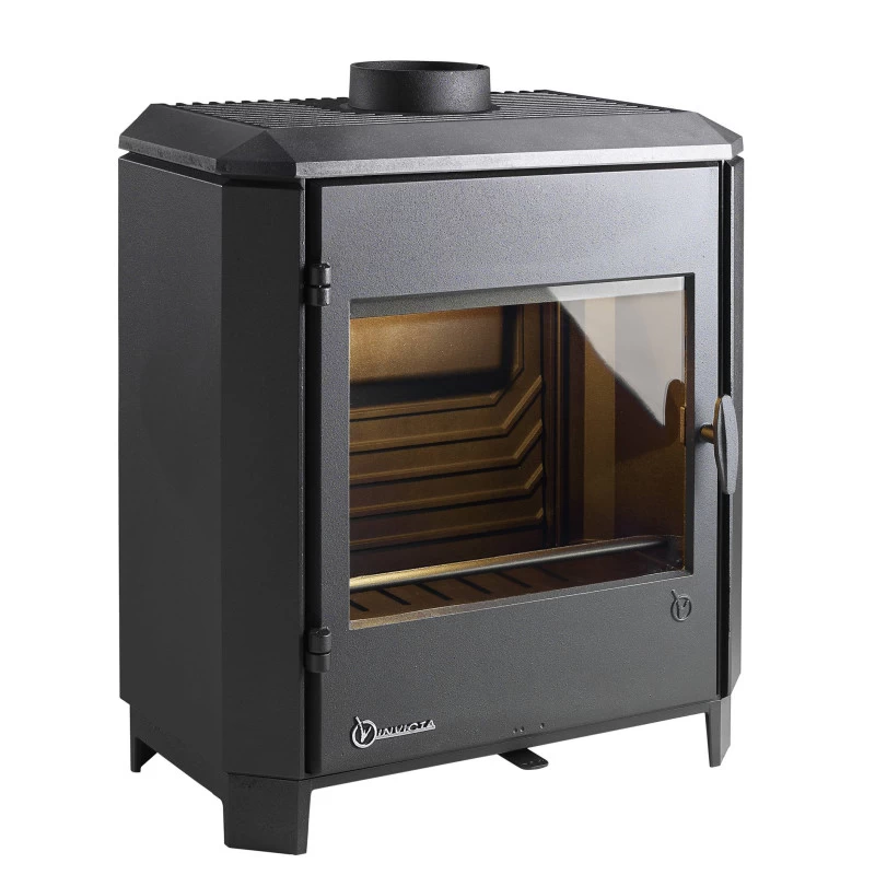 Ketinė krosnelė Invicta Carolo, antracito spalvos, 10 kW