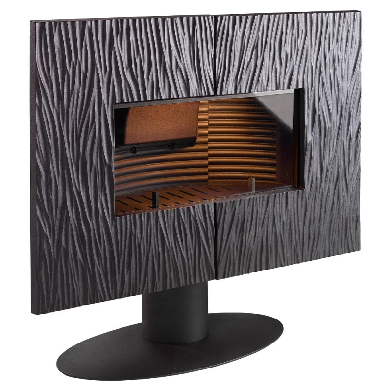 Ketinė krosnelė Invicta Gaya Ardoise, antracito spalvos, 18 kW