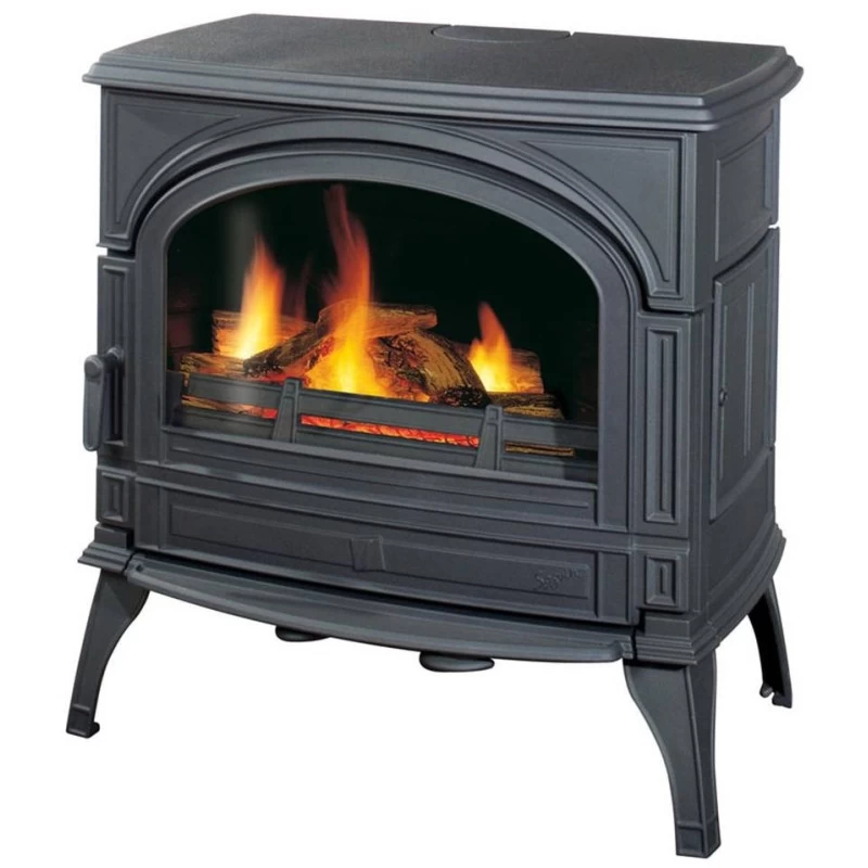 Ketinė krosnelė Seguin TOPAZE, pilka, iki 13 kW