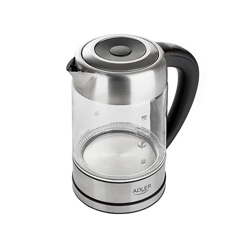 Kettle electric Adler AD 1247 (2200W 1.7l; silver color)