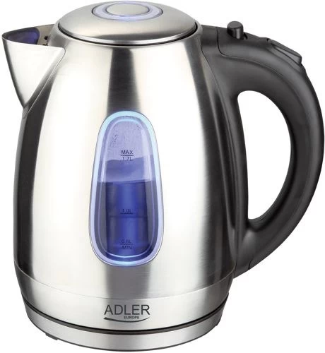 Kettle electric Adler AD1223 (2000W 1.7l; silver color)