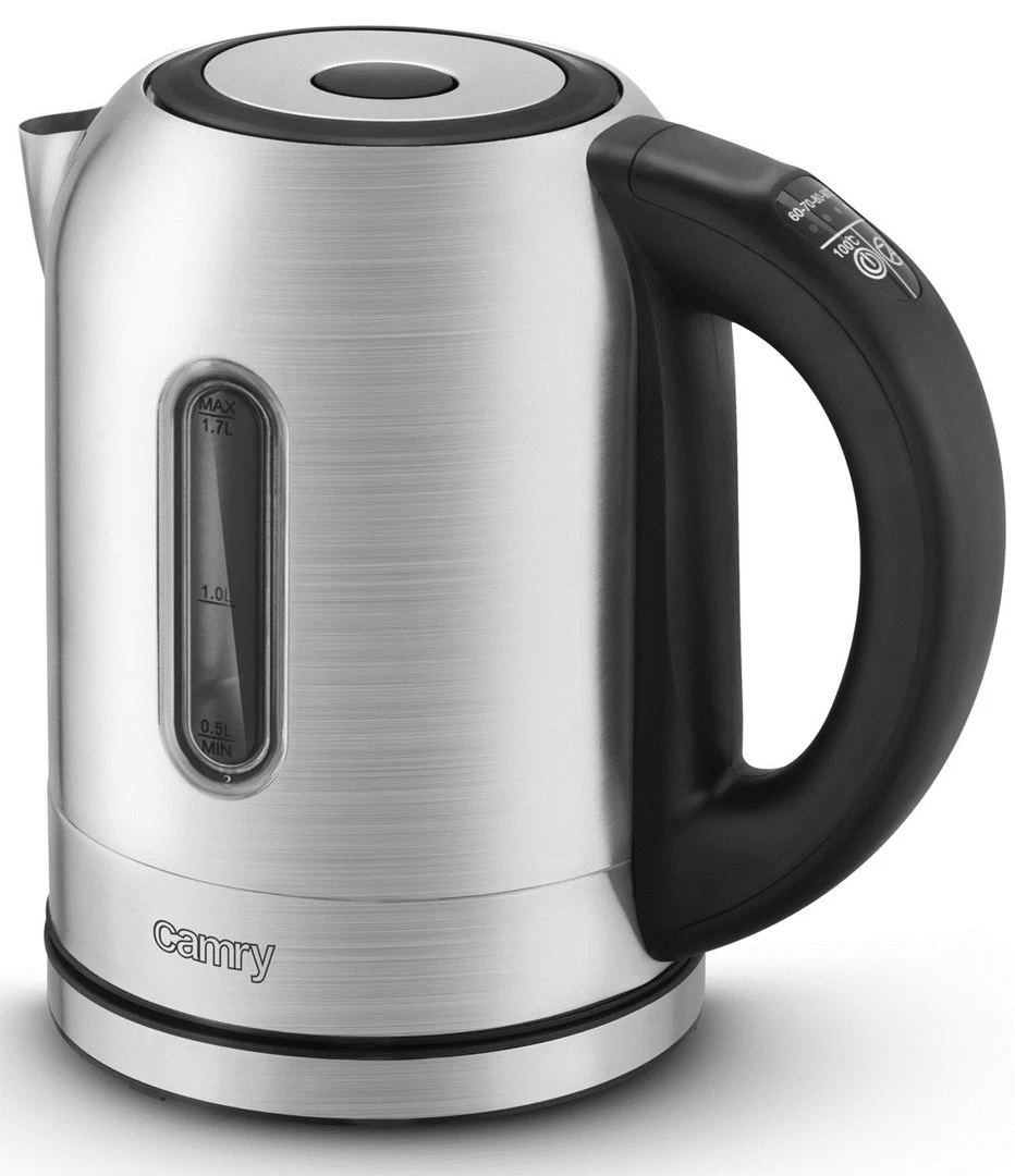 Kettle electric Adler CR 1253 (2200W 1.7l; inox color)